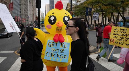 'No Kings' coordinator desperately hands out talking points to clueless demonstrators