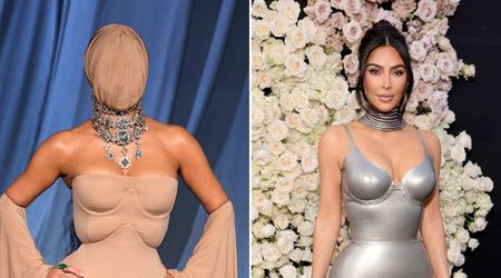 Kim Kardashian stuns crowd in masked Maison Margiela ensemble at Academy Museum Gala