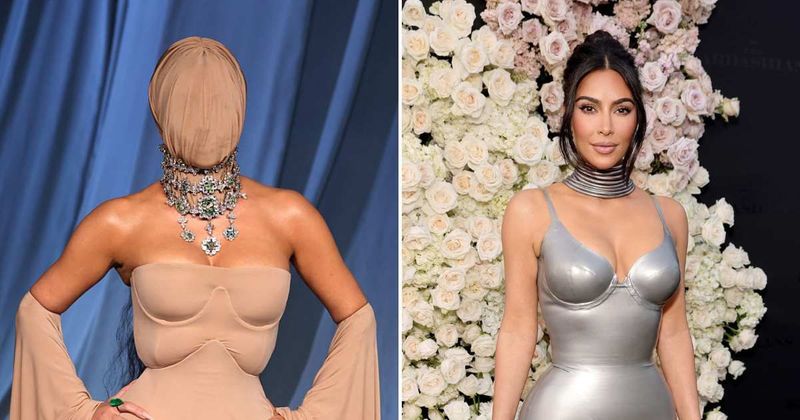 Kim Kardashian stuns crowd in masked Maison Margiela ensemble at Academy Museum Gala