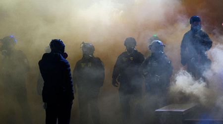 Federal agents deploy tear gas as ‘No Kings’ protest spirals outside Portland ICE facility
