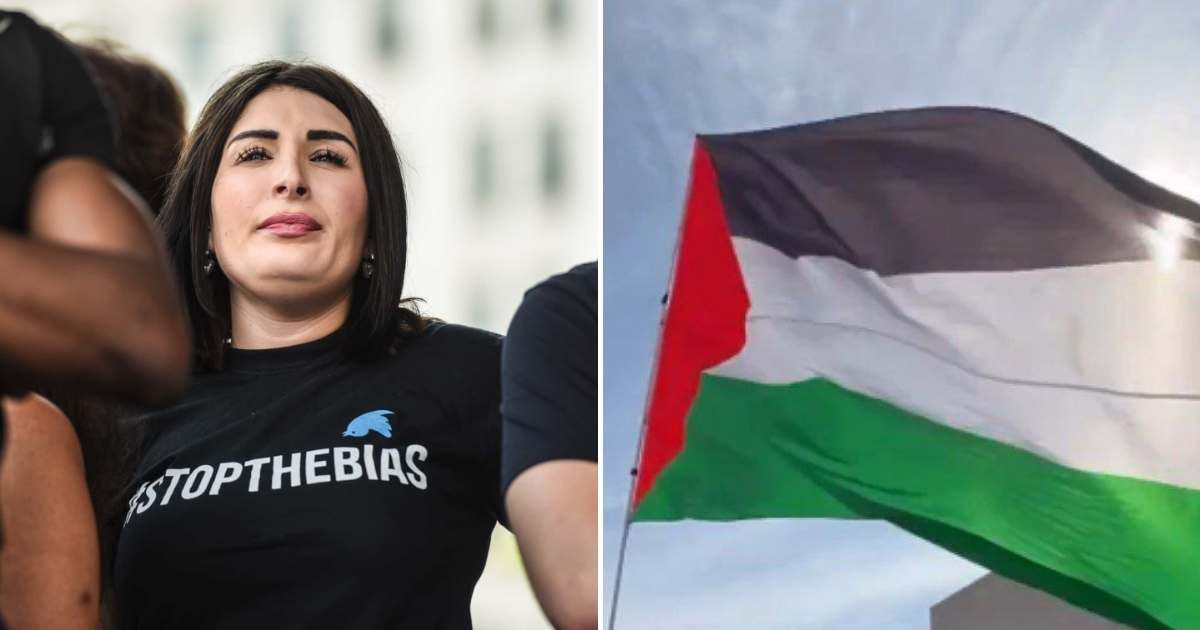 Laura Loomer took to X to question why ‘No Kings’ protesters were waving Palestinian flags at the rallies on Saturday, October 18 (Getty Images, @LauraLommer/X)
