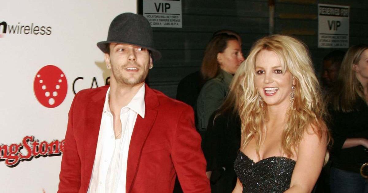 Britney Spears and Kevin Federline were photographed together years ago as fans now react to Federline’s memoir allegations (Matthew Simmons/Getty Images)