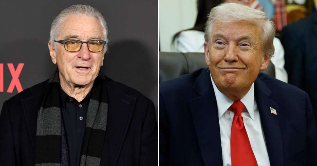 Robert De Niro believes President Donald Trump 'is not going to leave the White House' (Getty Images)