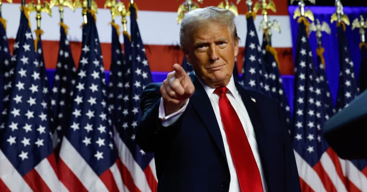 The short video circulated widely and referenced debates about Donald Trump’s future political plans (Getty Images)