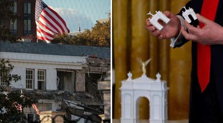 Parts of White House demolished as Trump’s $250M golden ballroom project begins