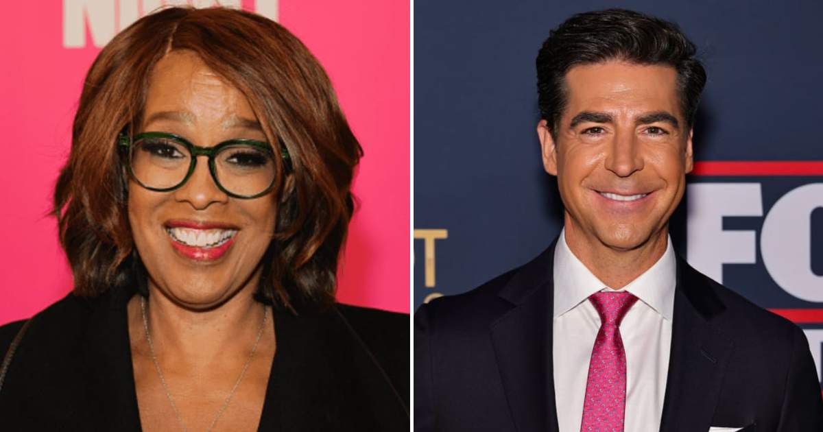 Gayle King posted a photo of herself on Instagram with Fox News host Jesse Watters (Getty Images)