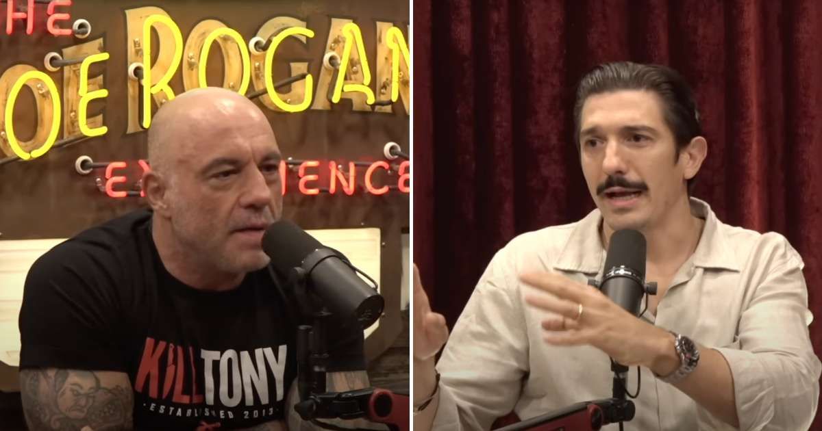 Joe Rogan and Andrew Schulz poked fun at Kamala Harris’ 'most qualified' claim during her recent book tour (TheJoeRoganExperiance/YouTube)