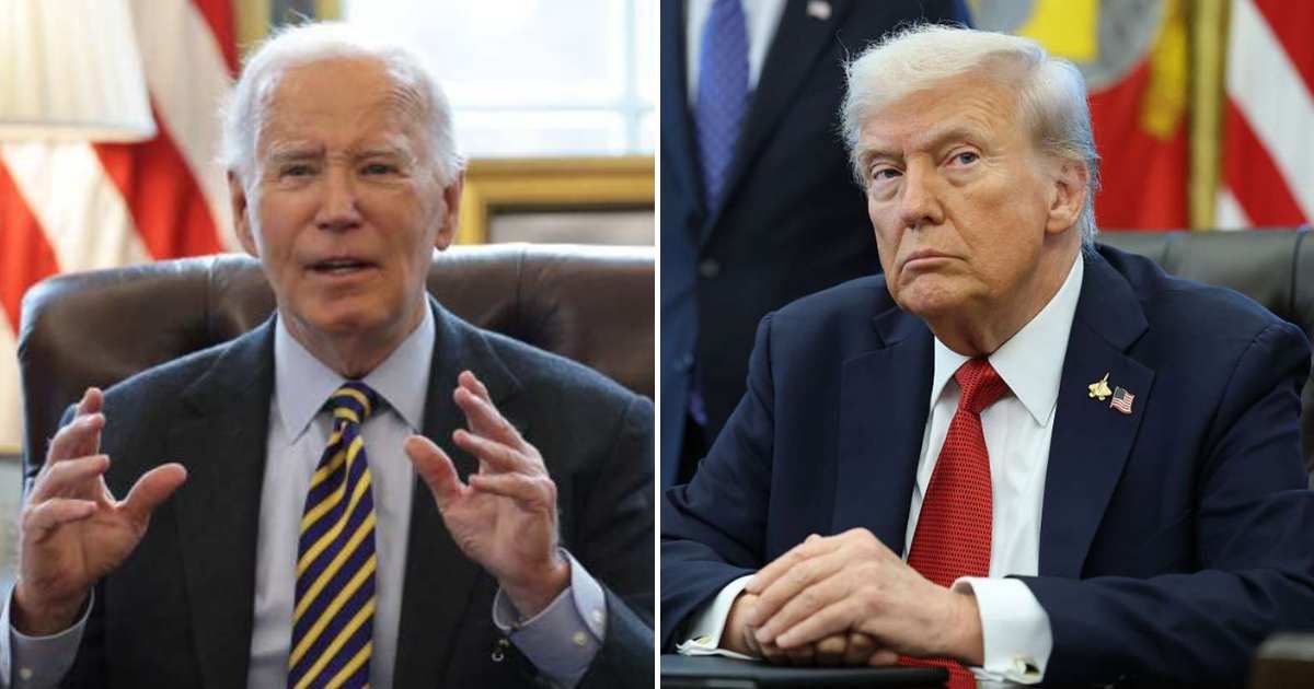 An online rumor claimed that Joe Biden secured release of more hostages from Gaza than Donald Trump (Getty Images)