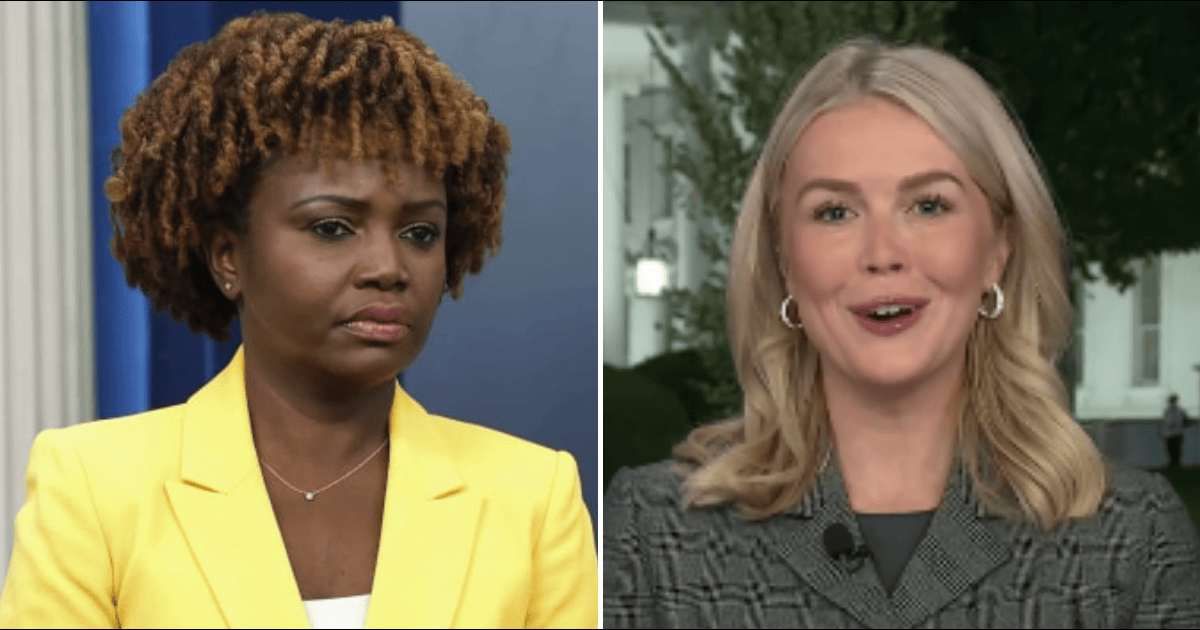 White House Press Secretary Karoline Leavitt said that Karoline Jean-Pierre’s bitterness was unsurprising but would not help sell her book (Getty Images, @ericdaugherty/X)