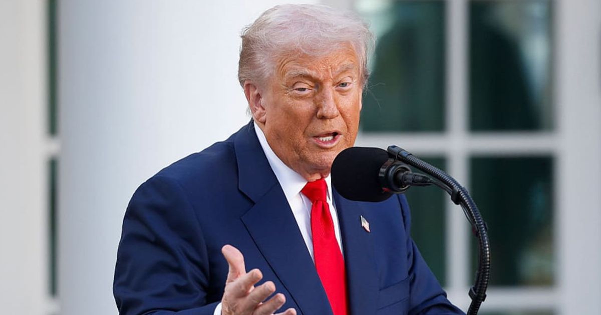 President Donald Trump expressed concern over the direction of New York City’s mayoral race (Kevin Dietsch/Getty Images)