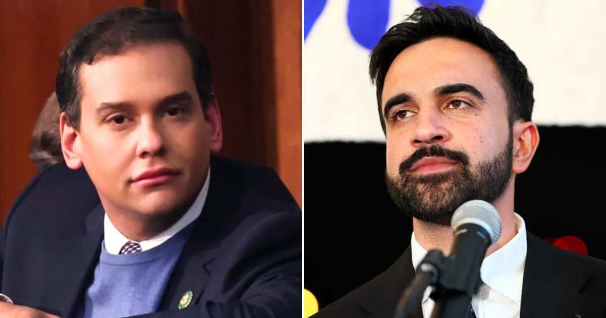 Ex-congressman George Santos says he’s ready to ditch the Big Apple if Democratic Socialist Zohran Mamdani becomes Mayor of New York City (Getty Images)