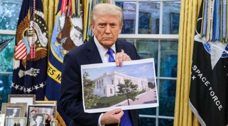 Trump slams reporter as ‘third-rate’ after he questions his transparency over White House ballroom