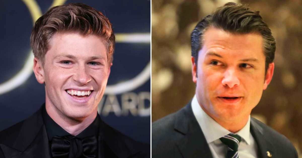 A rumor has been going around that wildlife warrior Robert Irwin supposedly slapped Secretary of Defense Pete Hegseth with a $60 million lawsuit after an 'explosive on-air showdown' (Getty Images)