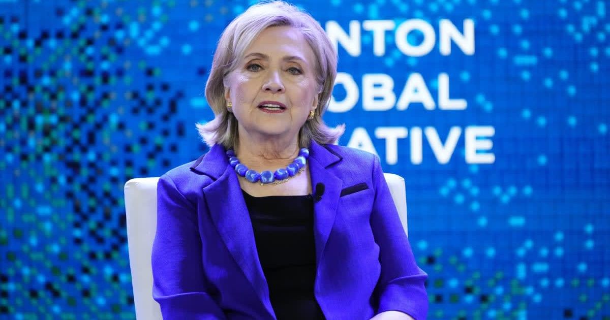 Hillary Clinton drew ridicule online after criticizing Donald Trump’s 90,000-square-foot White House ballroom project (John Nacion/WireImage)