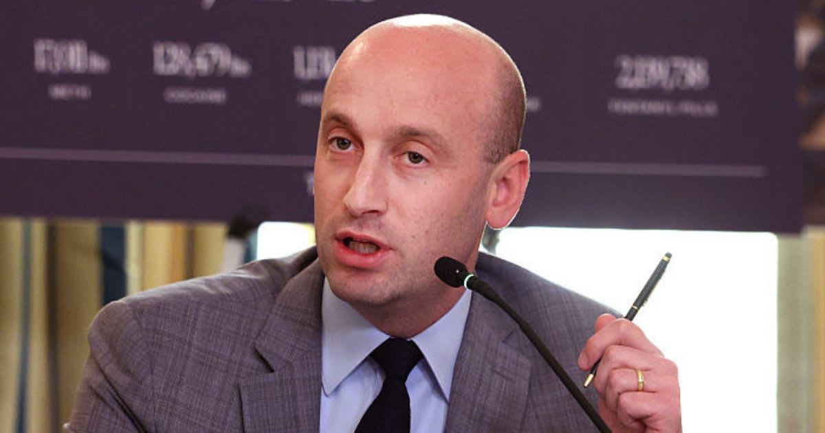 Stephen Miller praised President Donald Trump, saying he saved America from dying (Getty Images)
