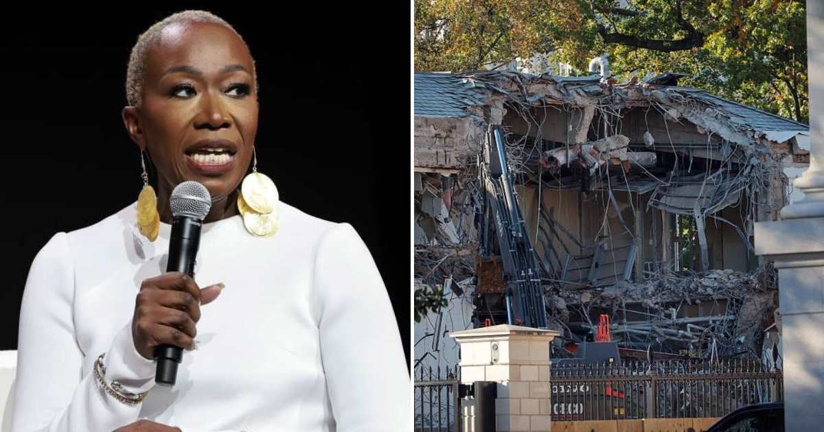 Joy Reid posted a TikTok rant accusing President Donald Trump of using taxpayer money to fund the construction of a new White House ballroom (Getty Images)