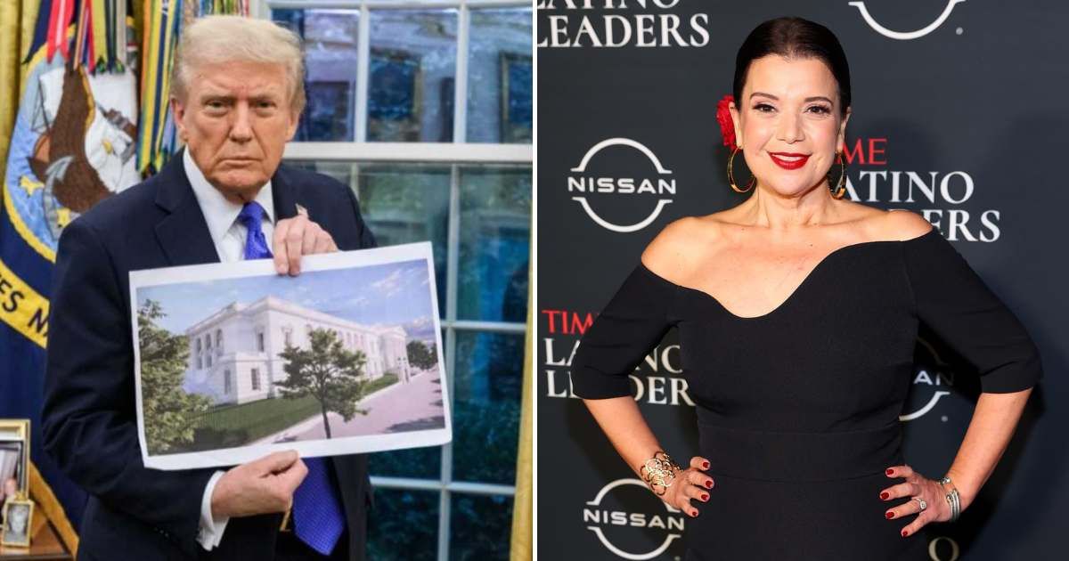 Ana Navarro took to her social media to criticize President Donald Trump (@WhiteHouse/X, Leon Bennett/Getty Images)