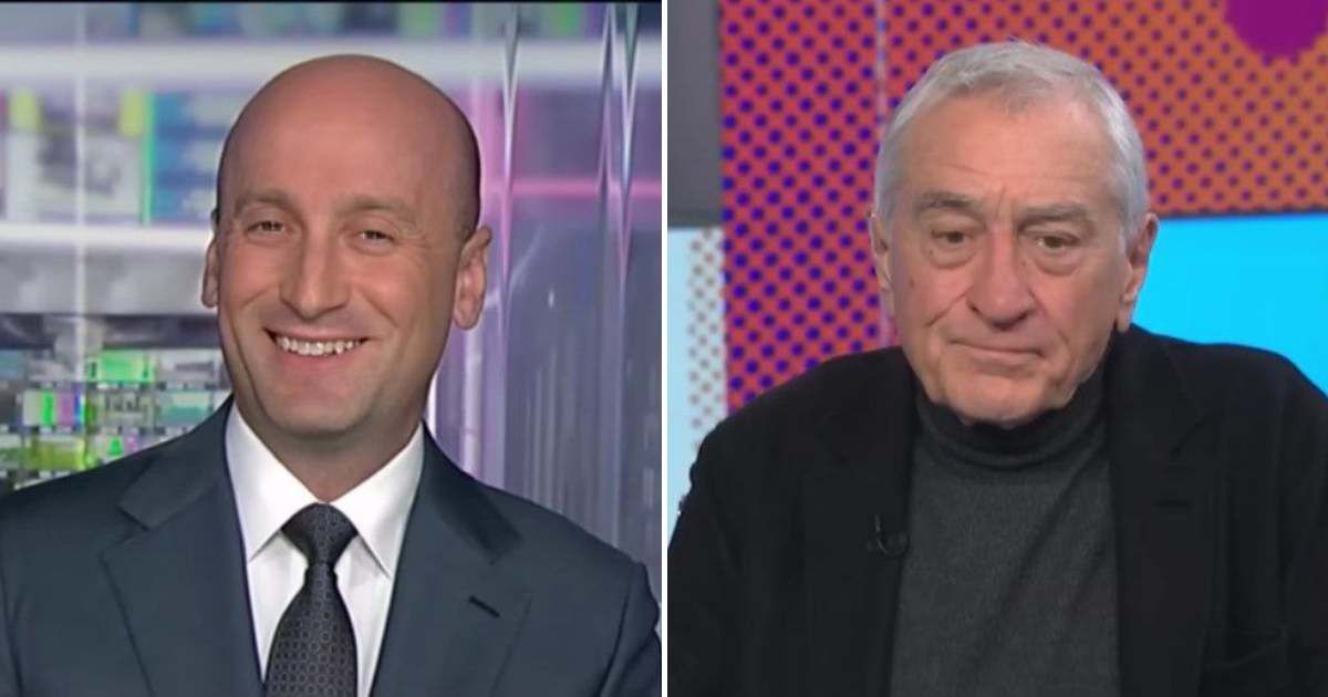 Robert De Niro called Stephen Miller a Nazi during an MSNBC appearance (Screengrab/Fox News, MSNBC/YouTube)