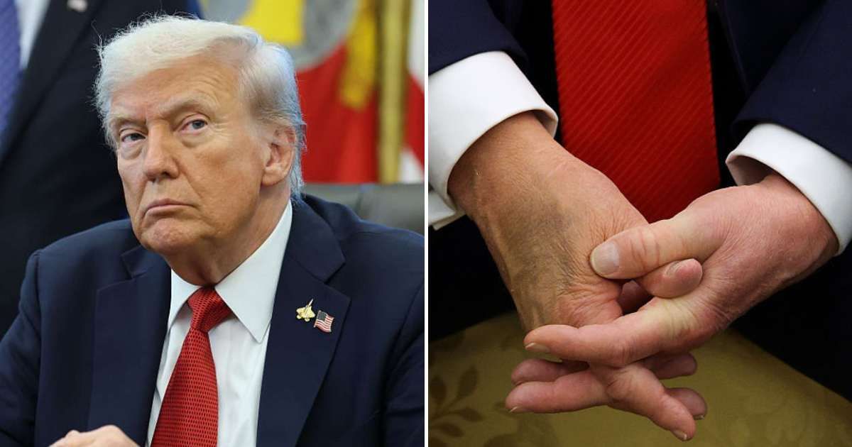 Internet users noticed that Donald Trump avoided public appearances on the 24th of each month (Getty Images)