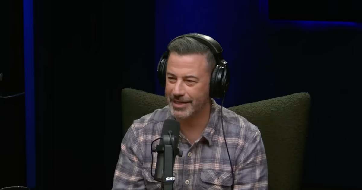 Jimmy Kimmel said Jesus would not have approved of Trump’s immigration policies during a podcast with Ted Danson (TeamCoco/YouTube)