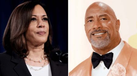 Kamala Harris says she’s ‘never listened to polls’ after being told Dwayne Johnson leads in 2028 race