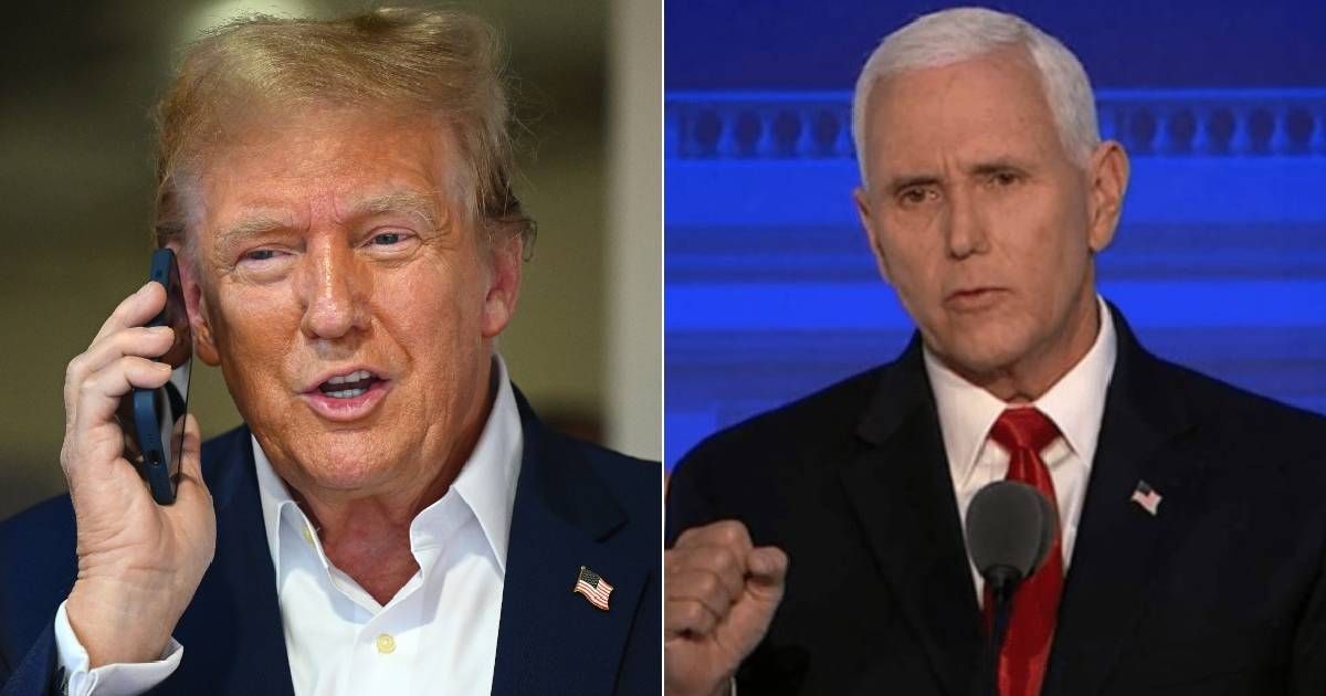 ABC News correspondent Jonathan Karl’s new book revealed that Donald Trump allegedly pressured Mike Pence to reject Biden's 2020 presidential win (Getty Images)