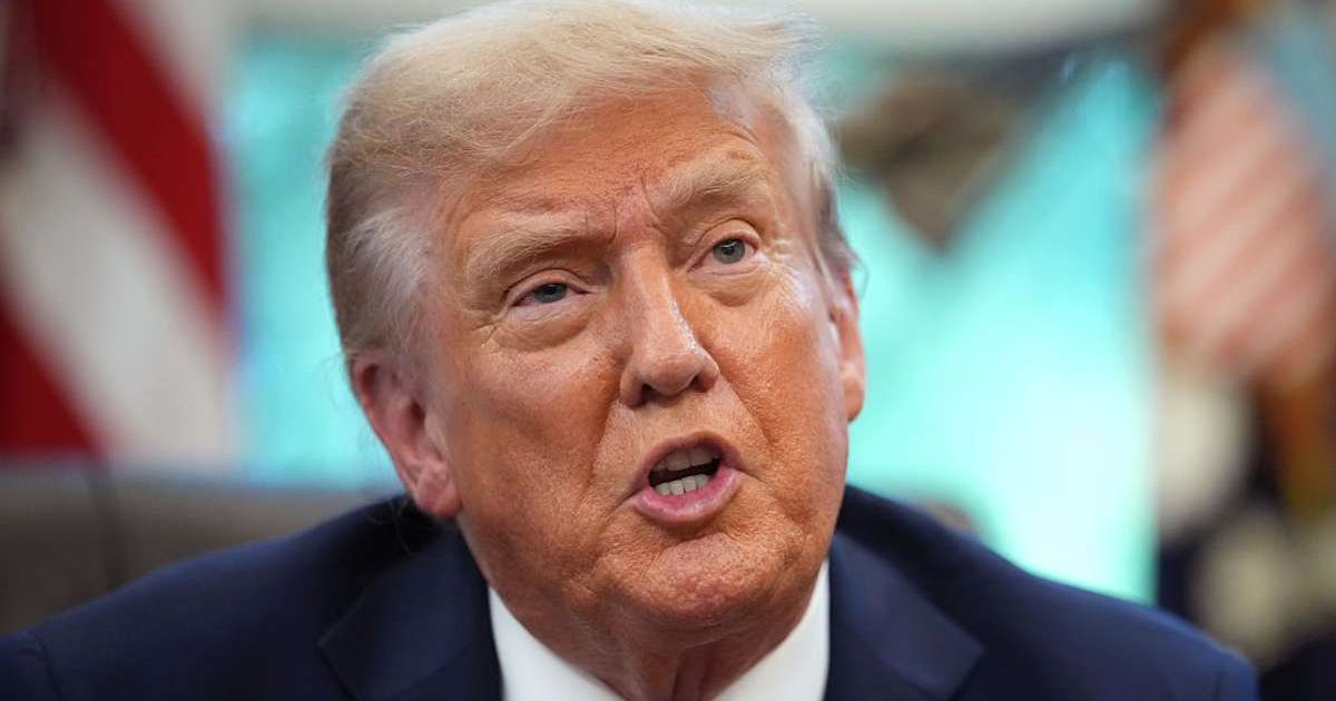 Donald Trump addressed supporters as he renewed calls for a DOJ probe into the 2020 election (Kevin Dietsch/Getty Images)