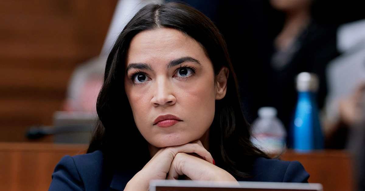 Rep Alexandria Ocasio-Cortez (D-NY) spoke at a Capitol Hill event after responding online to Donald Trump’s dementia test remarks (Getty Images)