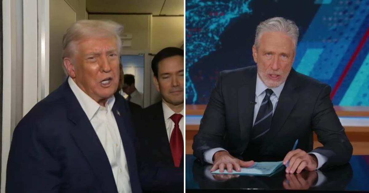 Jon Stewart joked about Donald Trump’s post-presidency ambitions on ‘The Daily Show’ (@unusual_whales/X, The Daily Show/YouTube)