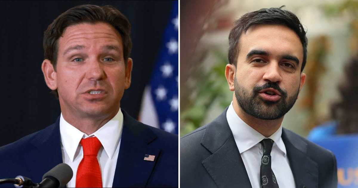 Ron DeSantis said Zohran Mamdani’s victory would be bad for New York City but good for Republicans (Getty Images)