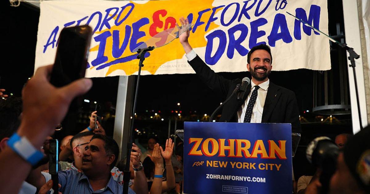The party was divided over how much Zohran Mamdani’s rise would influence the 2026 midterms, which they expected to center on opposition to Trump (Michael M Santiago/Getty Images)