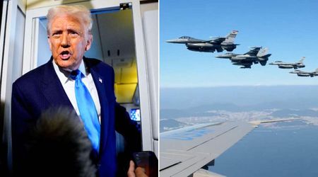 Air Force One escorted into Seoul by four F-16s, Internet says ‘power and peace fly best together’