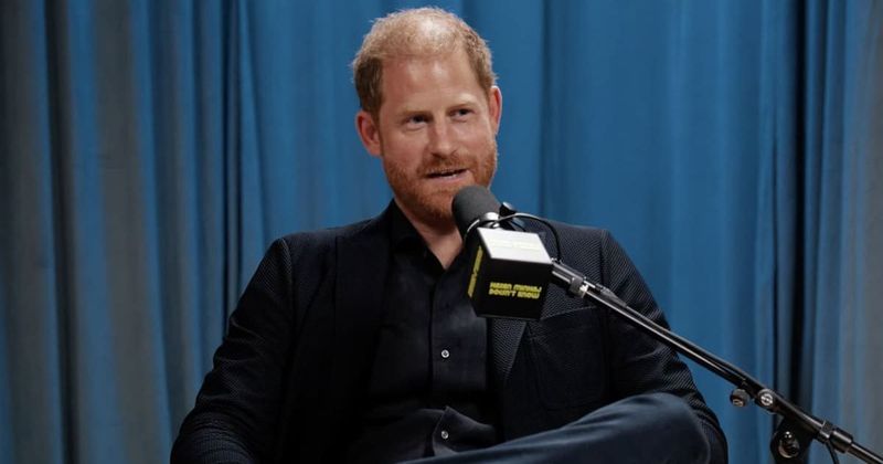 Prince Harry mocked for ‘cringe’ American accent and awkward body language on Hasan Minhaj show