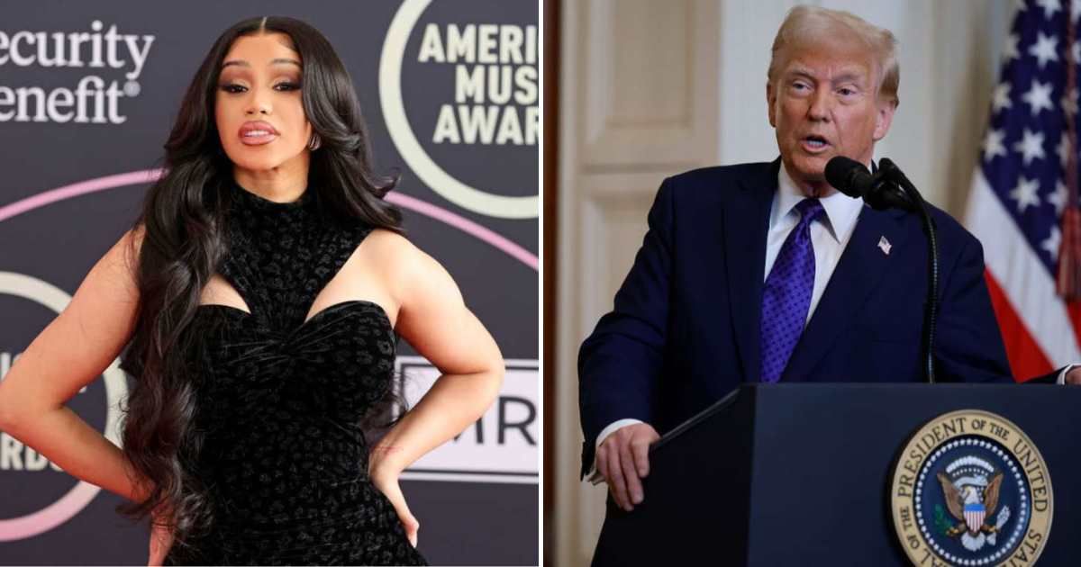 Cardi B lashed out at President Donald Trump on Instagram Live, accusing him of betraying low-income Americans as millions risk losing food benefits (Getty Images)