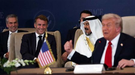 Trump’s secret jibe at ‘vain’ Emmanuel Macron sparks laughter among world leaders: report