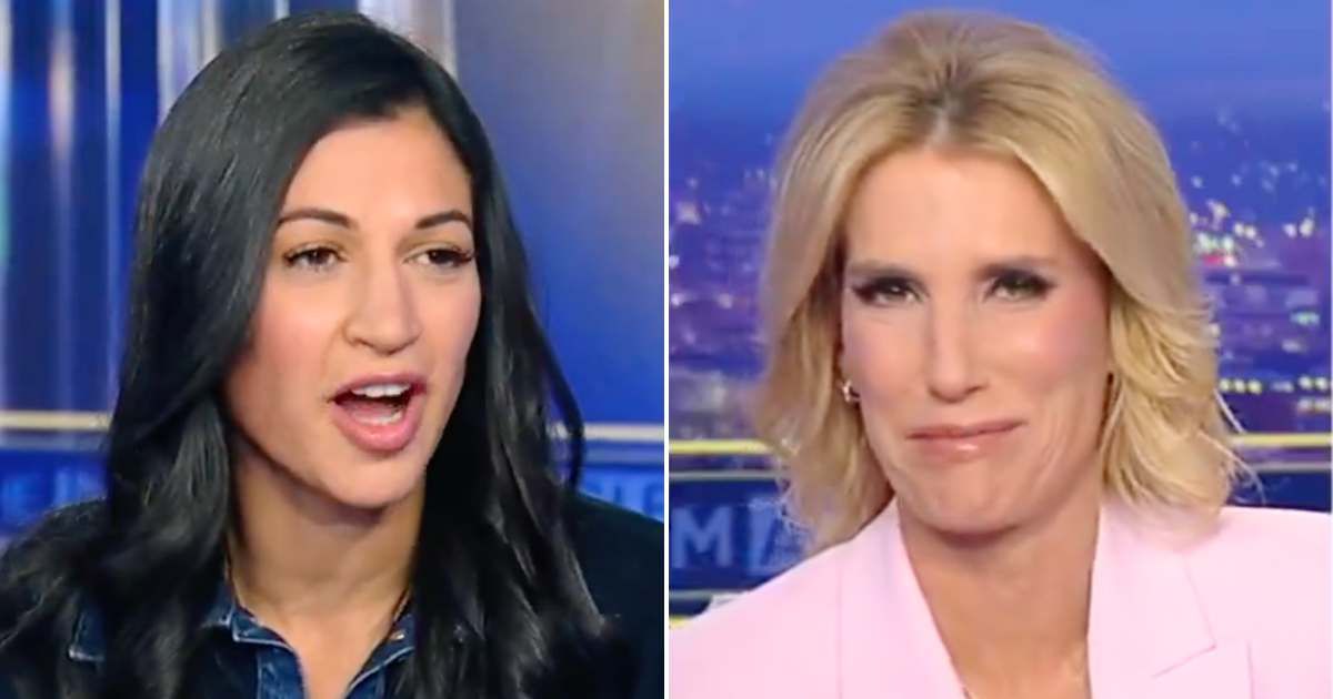 Katie Miller praised President Donald Trump during a Fox News interview on 'The Ingraham Angle' (Fox News)