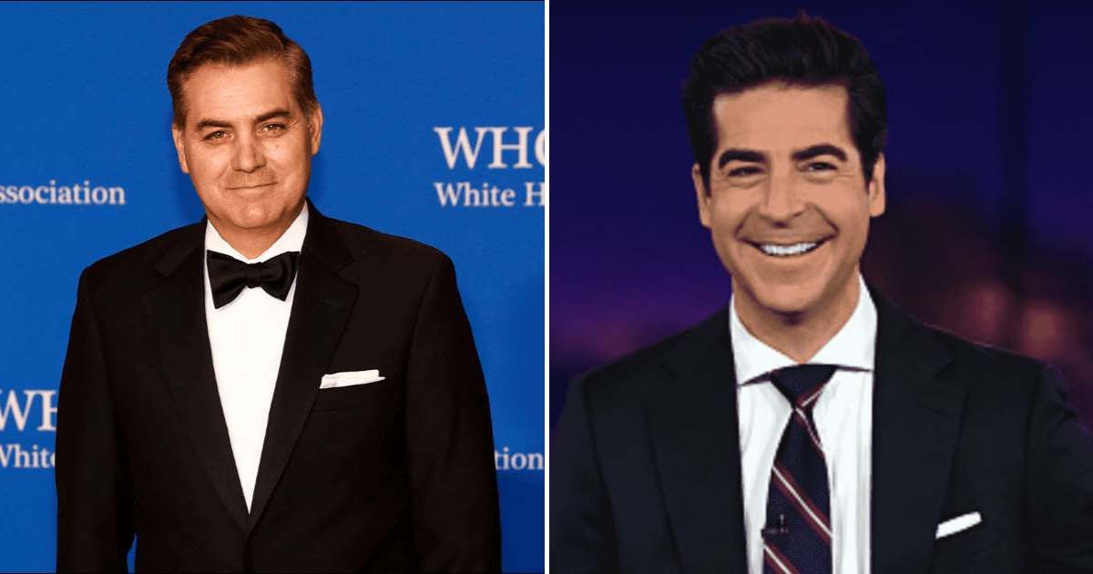 Jim Acosta sparked a media clash by saying Jesse Watters was aging rapidly (Getty Images)