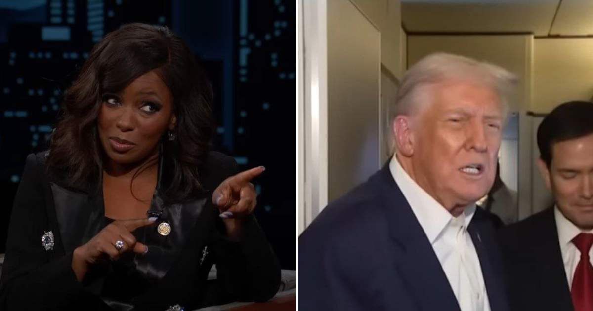 Jimmy Kimmel proposed hosting a live TV cognitive test and gave viewers a preview by asking Jasmine Crockett a few sample questions on his show (Jimmy Kimmel Live, Forbes Breaking News/YouTube)