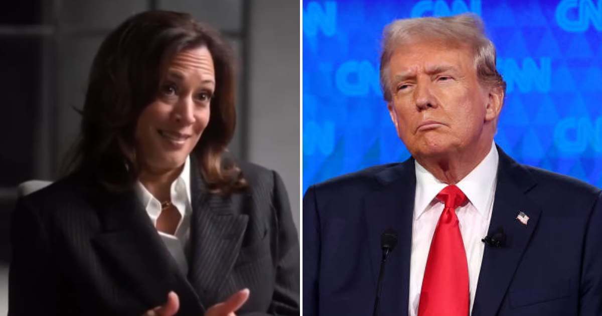 Kamala Harris weighed in on Donald Trump and Joe Biden's June 2024 debate during her appearance on 'The Diary of a CEO' podcast (The Diary of a CEO/YouTube, Getty Images)
