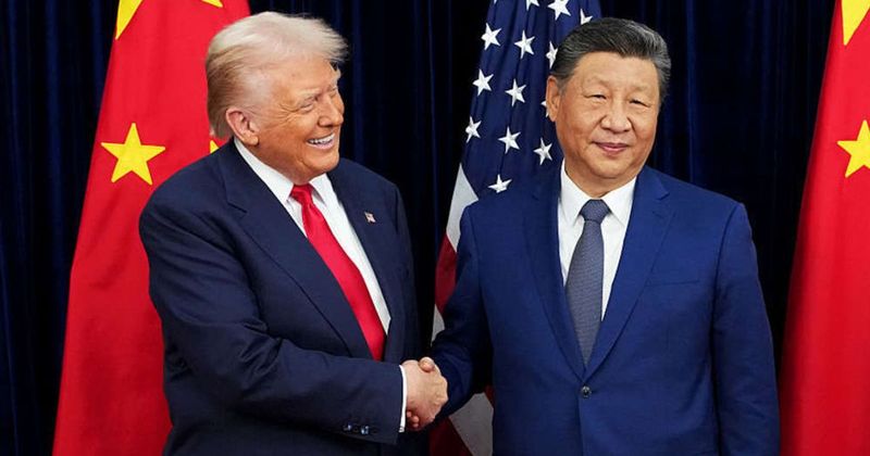 Body language experts decode Trump’s ‘odd’ gestures in tense meeting with Xi Jinping