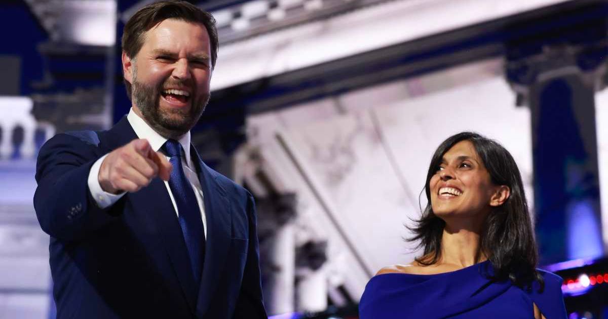 The Vice President said his wife grew up in a Hindu household that was 'not particularly religious' (Joe Raedle/Getty Images)