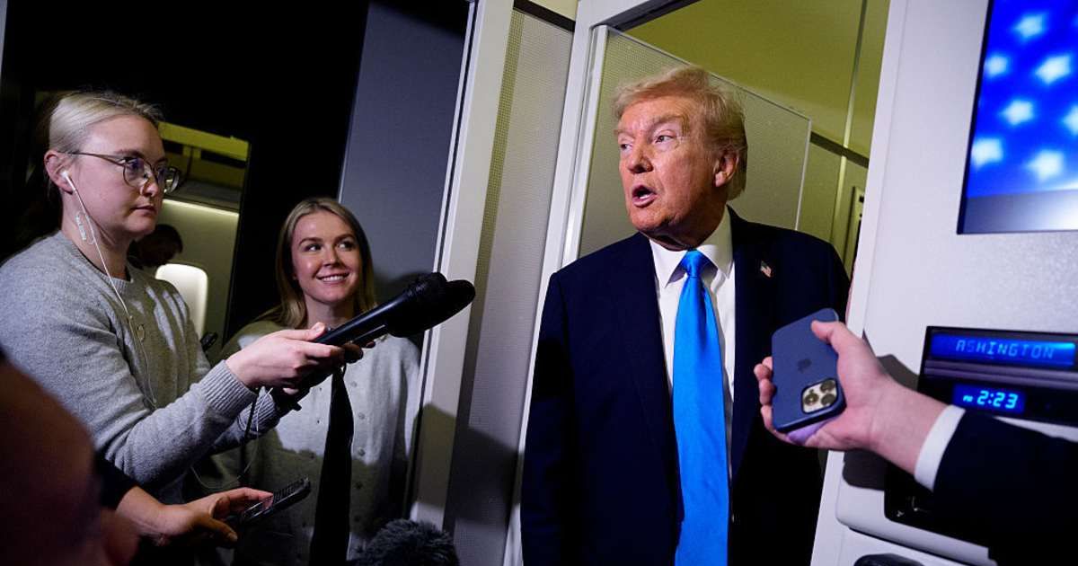 President Donald Trump urged Senate Republicans to end the filibuster and stop the government shutdown (Getty Images)