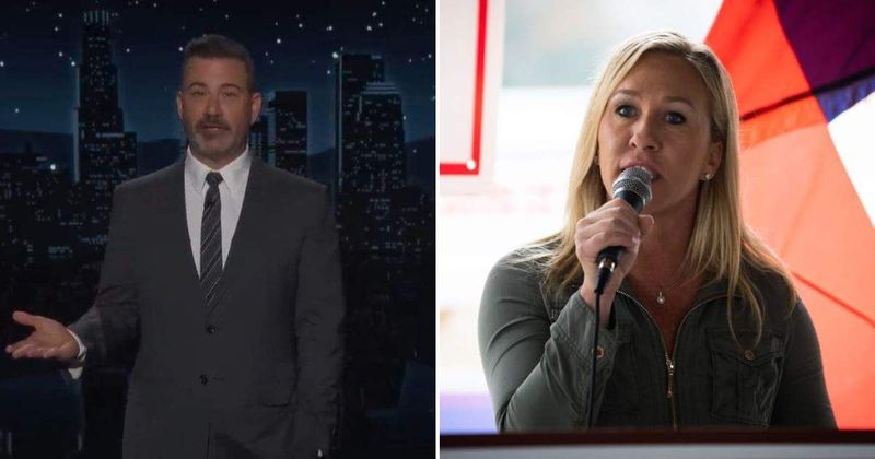 Jimmy Kimmel mocks Ted Cruz for calling Marjorie Taylor Greene ‘very liberal’