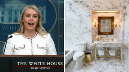 Leavitt defends Trump for tearing up Lincoln bathroom at White House