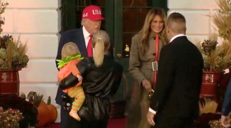 Lip reader claims Trump made an eerie four-word promise to Karoline Leavitt's husband