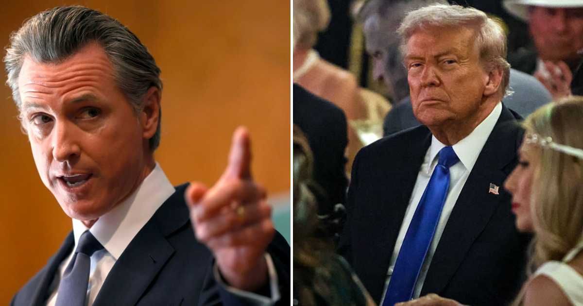 Gavin Newsom called out Donald Trump for hosting a Halloween party while SNAP benefits were about to disappear for 42 million Americans (Getty Images)
