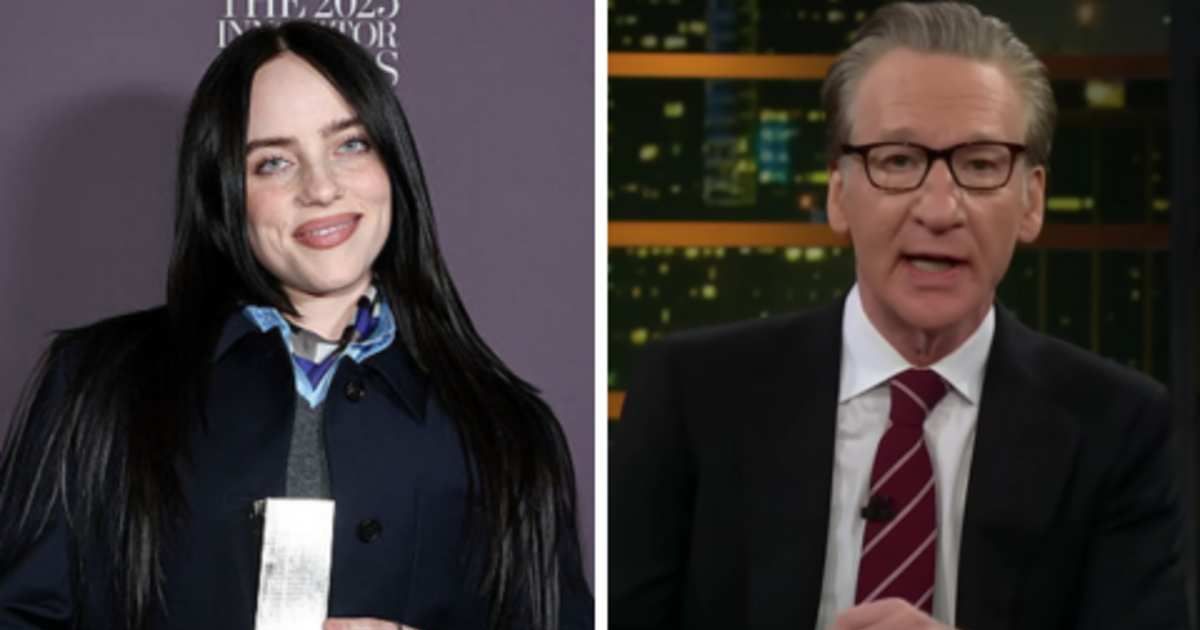 Bill Maher discussed Billie Eilish's remark from the WSJ Magazine Innovator Awards on 'Real Time with Bill Maher'
(Jamie McCarthy/Getty Images, Screengrab/Real Time with Bill Maher/YouTube)