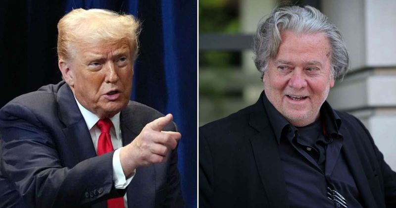 Trump has 'lost his patience' with Steve Bannon as third term talk blows up MAGA, claiming sources