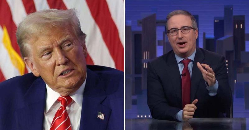 John Oliver mocks Trump’s remodeled Lincoln bathroom photos