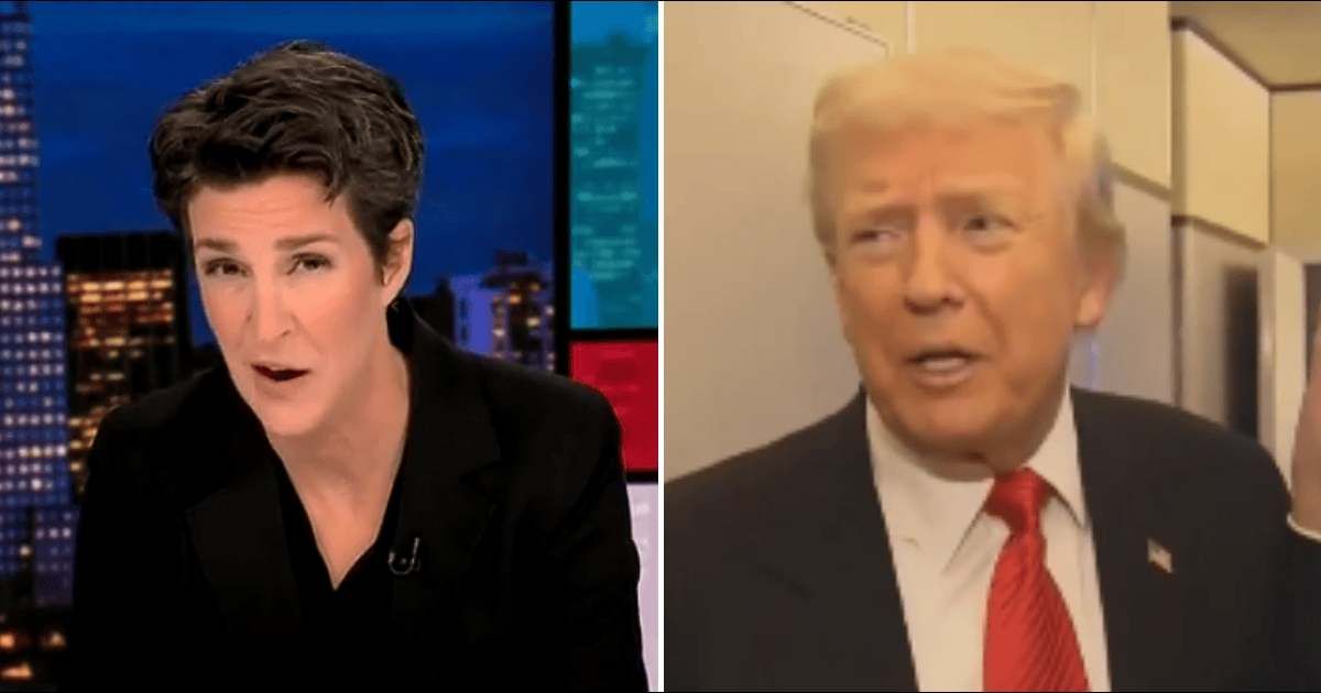Rachel Maddow slams Trump's pity for Prince Andrew (MSNBC, @newsdaily/x)